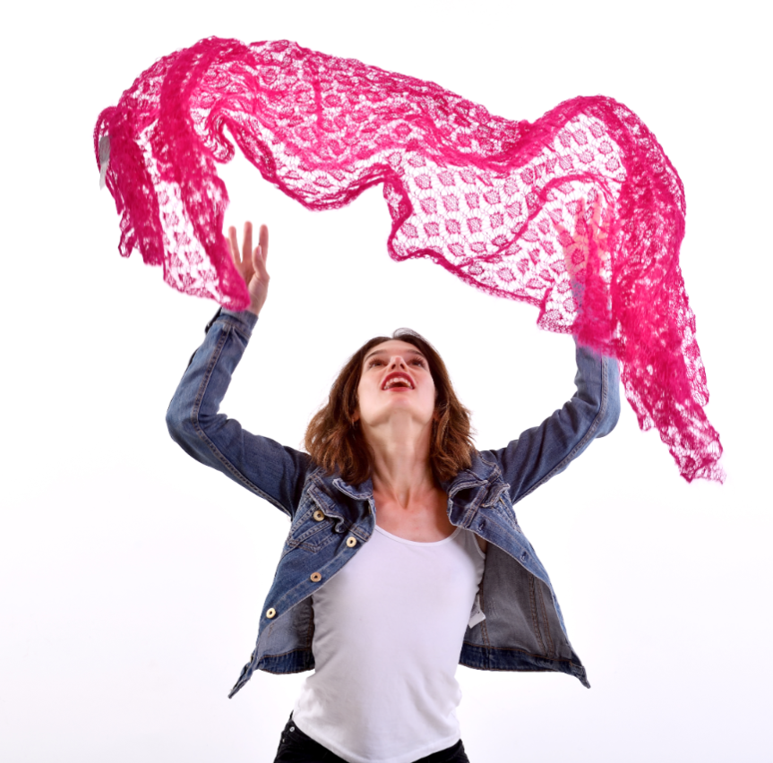 Mohair du Larzac - femme écharpe